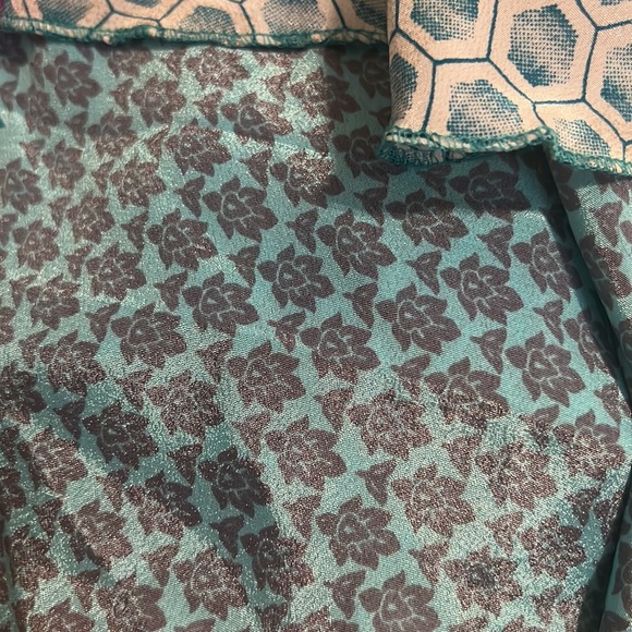 Iris Sari Wrap Art Silk Dress - Picture 6 of 12